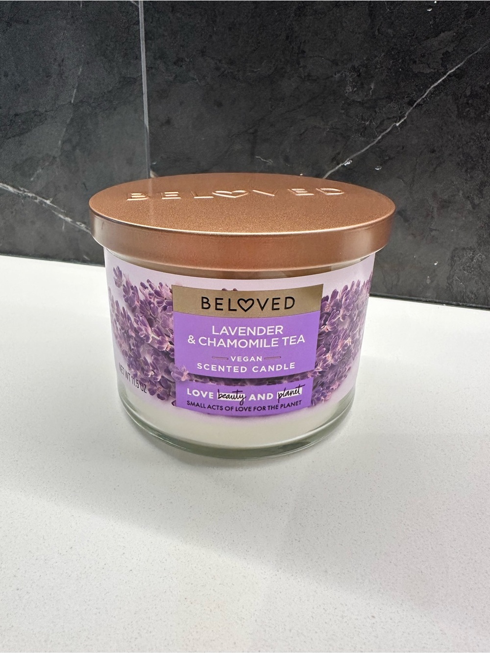 Beloved Lavender & Chamomile Tea Vegan Scented Candle